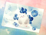 Kawaii Cute Watercolour Quote Postcard -30 Designs