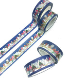 WINTRY TOWN Festive Washi Tape 5m or 10m