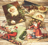 victorian style postcard christmas festive postcards vintage style father santa claus nostalgic uk cute kawaii stationery gifts bundle bundles post card