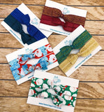 handmade hair ties elastic tie bow bows packs gift gifts uk cute kawaii kids presents stocking fillers