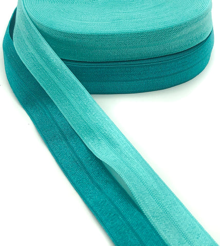 plain turquoise teal elastic ribbon foe kawaii cute elastics ribbons uk craft supplies