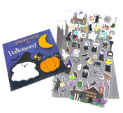 halloween sticker pack stickers sticky memo cute spooky uk stationery kawaii ghost monsters planner supplies pumpkin moon witch planner addict