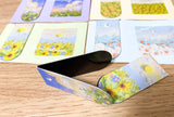 famous painting artistic pretty magnetic bookmark bookmarks fold over set moon sky flower flowers floral sunflower uk cute kawaii gift gifts stationery