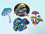 MUSHROOMS Laptop / Decorative Stickers Set