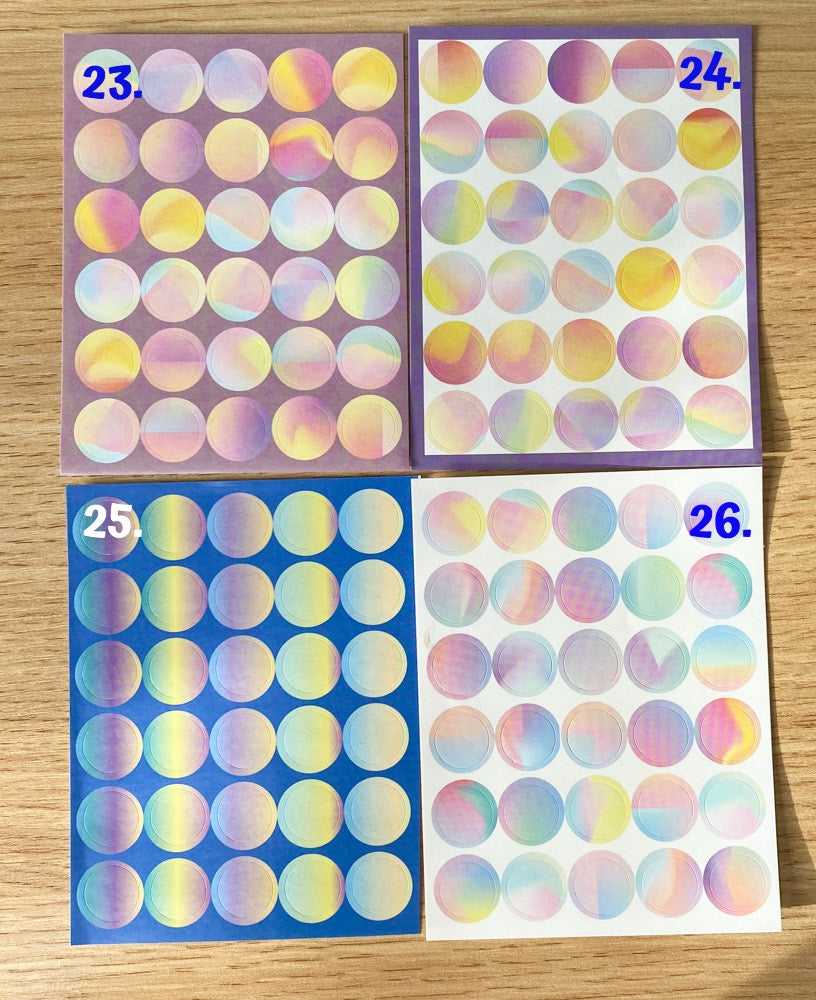 Pastel Planner Sticker Sheets