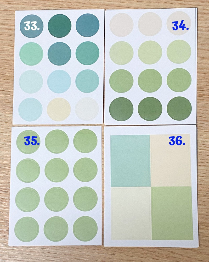 Pastel Planner Sticker Sheets