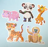 large holo holographic laser animal sticker stickers cute kawaii pack uk stationery laptop ocean creatures big shiny elephant panda pets shark whale fish insects bee lion tiger frog bird
