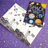 space kid kids childs activity book puzzle puzzles activities gift gifts galaxy planet uk kawaii cute present