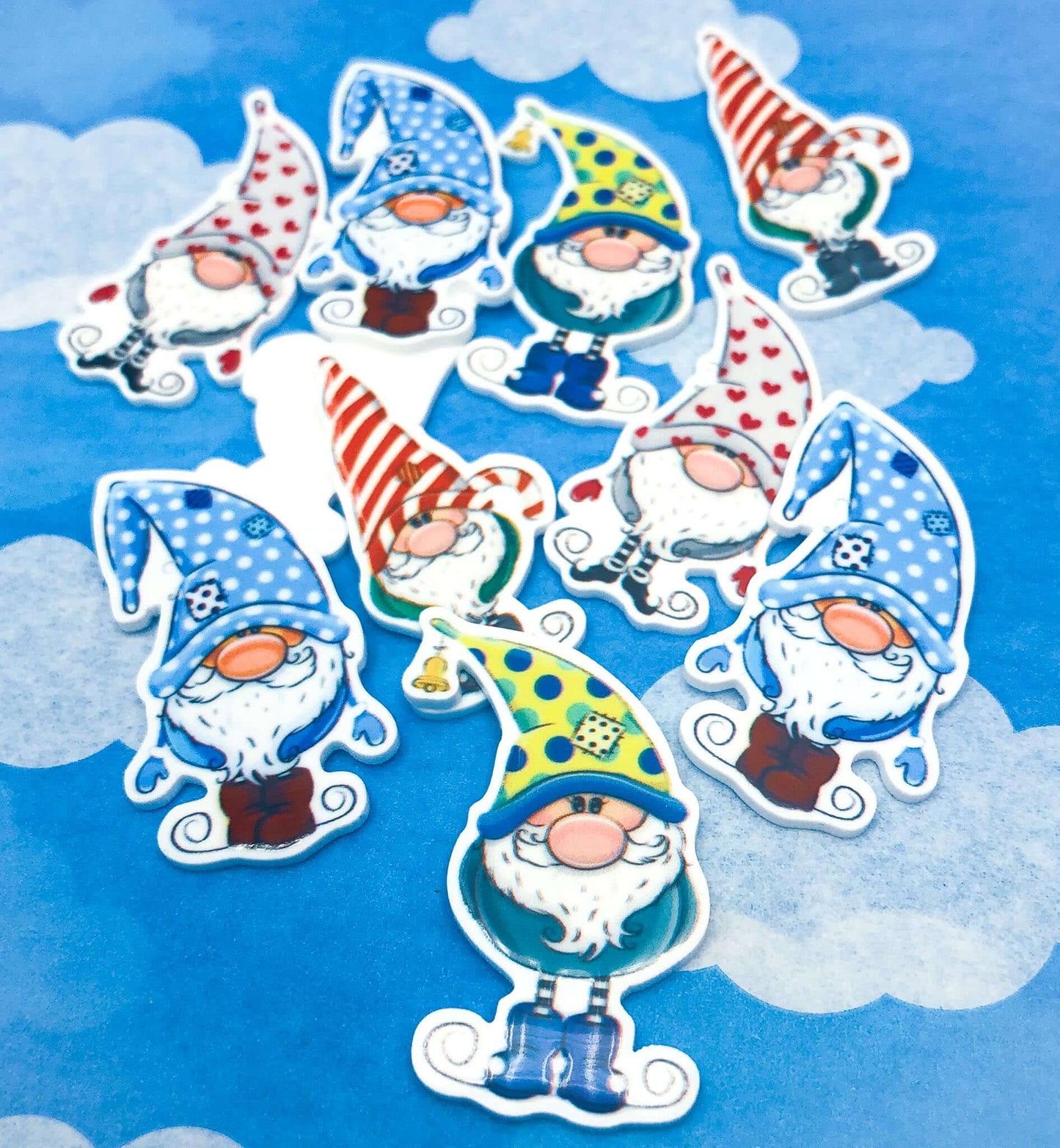 gonk gonks acrylic flatback flat back resin resin fb fbs planar craft supplies uk cute kawaii gnome 