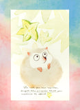 kawaii watercolour quotes animal post card postcards cute kawaii stationery uk fox bear owl pretty cards