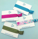 pretty handmade hand made hair tie ties end bow bows elastic elastics gift gifts uk pink blue green single uk kawaii