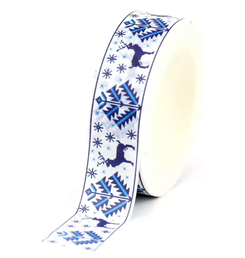 Festive Washi Tape 10m Scandi, Snowmen and Cute Animals