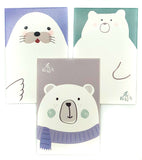 kawaii mini postcards lomo cards card animal cute bears seal