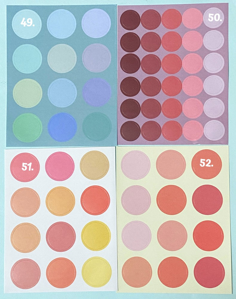 Pastel Planner Sticker Sheets