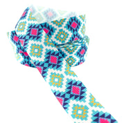 aztec geometric 22mm grosgrain ribbon ribbons cute kawaii uk craft supplies