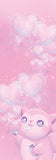 Kawaii Squirrel Exclusive Bookmark - Pink Bubbles