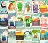 single postcard postcards kawaii animal individual post card cute cards shaped uk cute kawaii store stationery addict