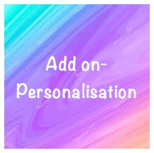 Personalised Order -Add on A Personal Message Card To Your Order