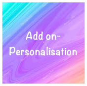 Personalised Order -Add on A Personal Message Card To Your Order