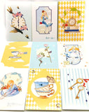 kawaii alice in wonderland cute postcards postcard uk stationery individual cards