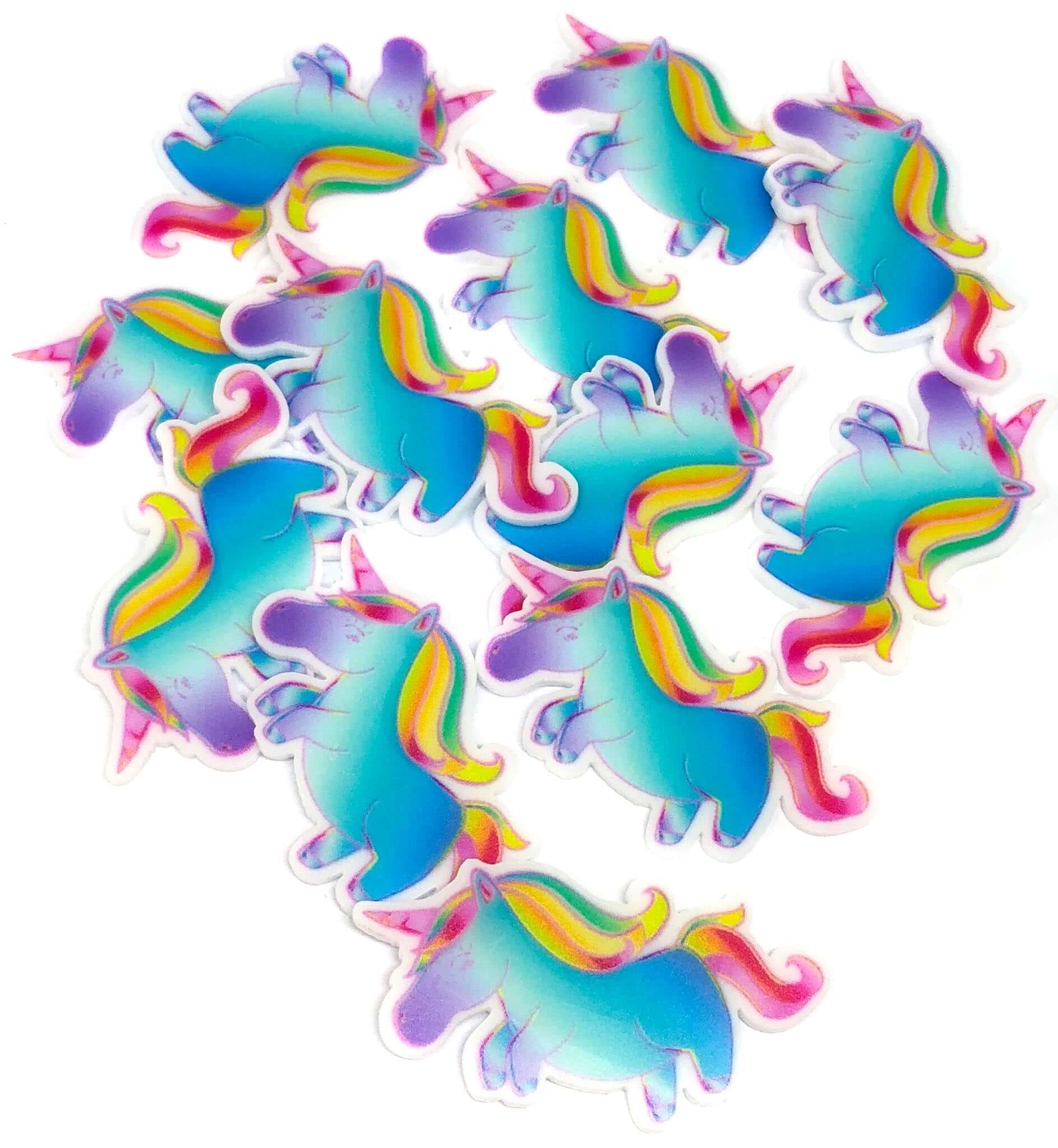 kawaii rainbow colour colours unicorn unicorns fb flatback flat back acrylic fbs embellishment resins uk cute kawaii craft supplies blue