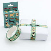 best on show turquoise dog dogs washi tape box boxed 7m uk cute kawaii stationery tapes in