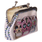 day of the dead skull skulls small click tic tac purse mini purses cute kawaii uk gift gifts