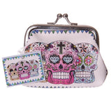 day of the dead skull skulls small click tic tac purse mini purses cute kawaii uk gift gifts