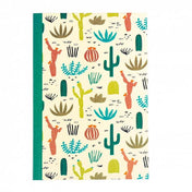 desert cacti cactus plant plants large a6 notebook note book uk cute kawaii stationery gift gifts lined pages paper