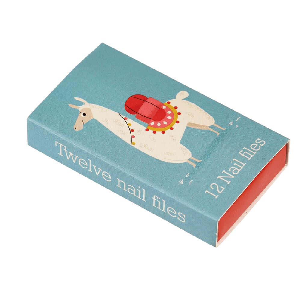 rex london llama nail file box of 12 cute kawaii uk gift gifts