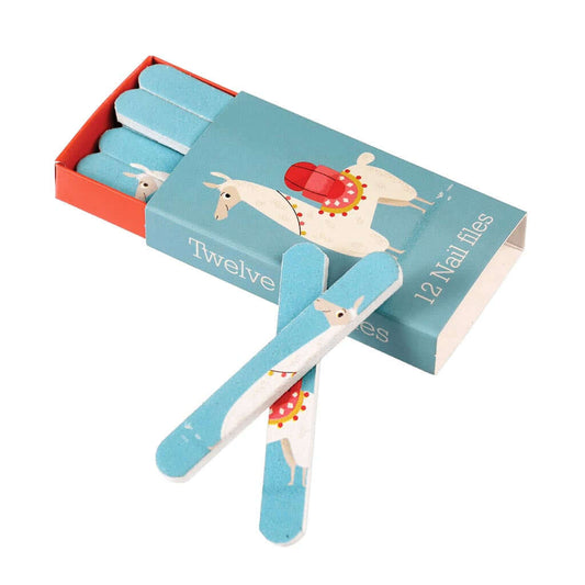 rex london llama nail file box of 12 cute kawaii uk gift gifts