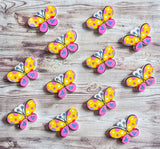 BUTTERFLY Wooden Buttons Set of 6