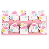 wooden flamingo bay peg pegs set of 10 twine string flamingos pink cute clips clip uk gifts