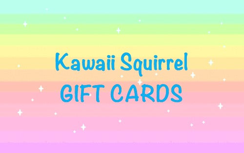the kawaii squirrel gift card gifts voucher cards uk cute stationery craft supplies