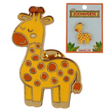 giraffe orange and yellow giraffes enamel pin brooch badge uk gift gifts cute kawaii pins brooches badges