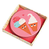 kawaii ice cream ice-creams cute pocket mirror compact pink mirrors gifts uk gift box
