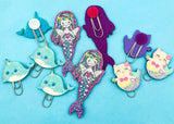 75% OFF Glittery Planner Clip- Narwhal Purrmaid Mermaid Ice-Cream or Llama #P13 (discontinued)