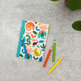 Tropical Jungle A6 Smaller  Lined Notebook