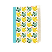 a6 vintage dove retro birds bird nostalgic mustard teal turquoise note book notebook a6 small lined lines uk cute kawaii stationery rex london