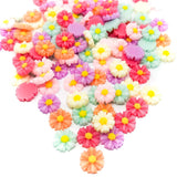 10mm daisy resin flower fb flatback flat backs daisies set of 15 uk craft supplies resins small mini flowers