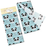 miko panda cute pandas kawaii tissue paper uk packaging supplies rex london turquiose blue wrap