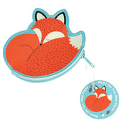 kawaii fox cute zip purse vinyl small kids childs purses uk gift gifts rusty blue red orange