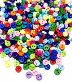 very small 6mm tiny button acrylic little buttons craft supplies