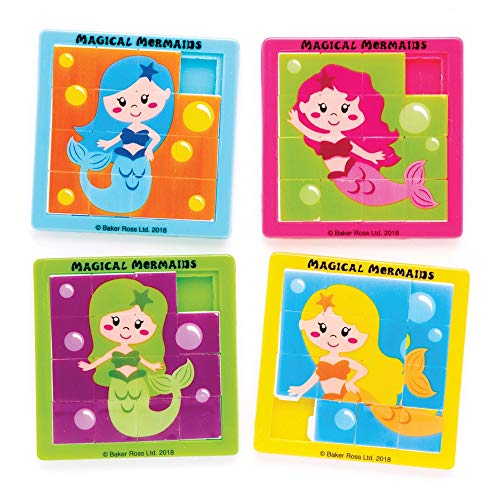 sliding block puzzle cute mermaid mermaids kids puzzles uk gift gifts toys games