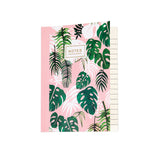 a6 notebook lined pages 60 page note book cute kawaii uk stationery notes tropical palm palms leaves
