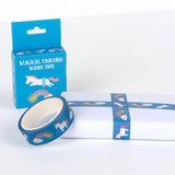 cute magical unicorn boxed 7m washi tape tapes kawaii stationery uk rex london blue happy clouds unicorns