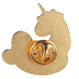 enamel pin badge brooch cute unicorn unicorns summer vacation uk gift gifts gold metal pins brooches brooch badges